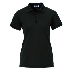 PULSIVA Damen Polo-Shirt Sunny Halbarm; Kleidergrösse L; schwarz