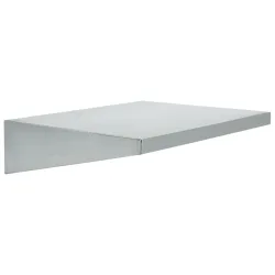 PULSIVA Wandboard Tio; 63x16x50 cm (BxHxT); silber