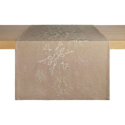 ERWIN M. Tischläufer Nova Star; 40x130 cm (BxL); sand/beige