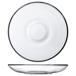 Pasabahçe Untertasse Aida; 11 cm (Ø); transparent; 6 Stück / Pack