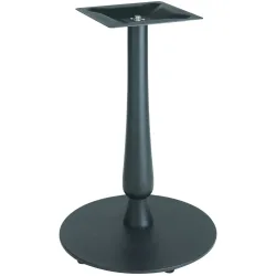 VEGA Indoor Tischgestell Barock rund; 56x72 cm (ØxH); schwarz; rund
