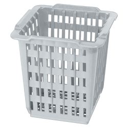 PULSIVA Besteckspülkorb 1 Fach; 12.5x12.5x13.5 cm (BxTxH); grau