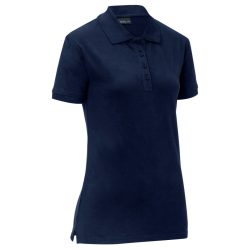 JOBELINE Damen Poloshirt Cato Kurzarm; Kleidergrösse S; navy
