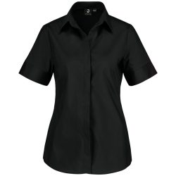 JOBELINE Damen Bluse Fiore Kurzarm; Kleidergrösse 38; schwarz