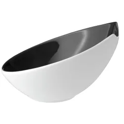 VEGA Schale Contrast rund; 300 ml, 16x17x9.3 cm (LxBxH); anthrazit; oval; 4 Stück / Pack