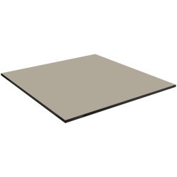 VEGA Outdoor-HPL Tischplatte Compa quadratisch; 77x77 cm (LxB); taupe; quadratisch