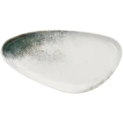 VEGA Platte Purior; 30.5x16x2.6 cm (LxBxH); weiss/petrol; 6 Stück / Pack