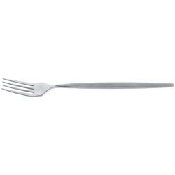 VEGA Menügabel Turin; 22.5 cm (L); edelstahl/grau, Griff grau; 12 Stück / Pack