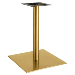 VEGA Indoor Tischgestell Orio eckig; 55x55x72 cm (BxLxH); gold; quadratisch
