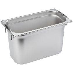 VEGA GN-Behälter Premium Fallgriff 1/3; GN 1/3, 9000 ml, 32.5x17.5x20 cm (LxBxT); silber
