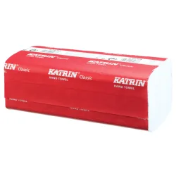 Katrin Falthandtuch Classic 2-lagig Z-Falz; 22.4x23 cm (BxH); weiss; 20 Stück / Pack