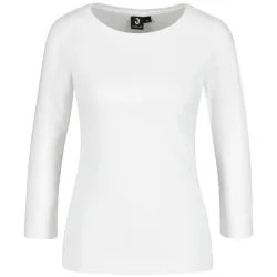 JOBELINE Damen Shirt Malme Dreiviertelarm; Kleidergrösse XL; weiss