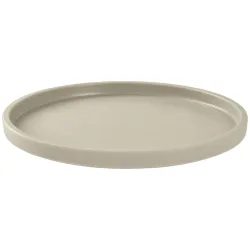 VEGA Teller flach Kanas rund; 21.5x1.7 cm (ØxH); beige; rund; 6 Stück / Pack