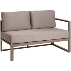 VEGA Outdoor Sofa Seitenelement Sereno rechts; 127x69.5x64 cm (BxTxH); taupe