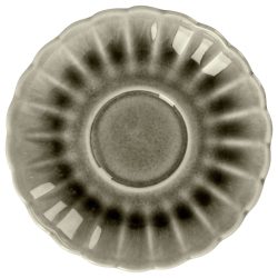 VEGA Kaffee-Untertasse Flora; 13.7x2.3 cm (ØxH); grau; rund; 6 Stück / Pack