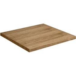 VEGA Indoor-Tischplatte Sumba quadratisch; 60x60 cm (LxB); walnuss natur; quadratisch