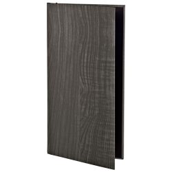 VEGA Speisekarte Lenio ohne Prägung Barformat; Barformat, 16.3x33.5 cm (BxH); anthrazit