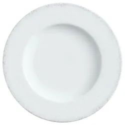 VEGA Teller flach Caju mit Fahne; 21 cm (Ø); weiss/grau; rund; 6 Stück / Pack