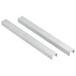 VEGA Trittschutz 4-teilig; 55x2.6x1.6 cm (LxTxH); silber; rechteckig