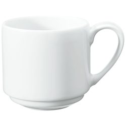 VEGA Espresso-Obertasse Pallais stapelbar; 100 ml, 6x6 cm (ØxH); weiss; rund; 6 Stück / Pack