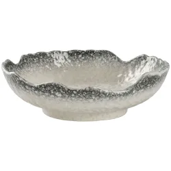 VEGA Schale Nagoya unregelmässiger Rand; 890 ml, 26x7.8 cm (ØxH); weiss/grau; 2 Stück / Pack