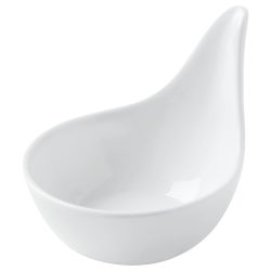 VEGA Mini-Schälchen Tropfen; 60 ml, 8.8x6.8x6.3 cm (LxBxH); weiss; 12 Stück / Pack