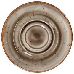 VEGA Kombi-Untertasse Nebro; 15x2 cm (ØxH); grau; 6 Stück / Pack