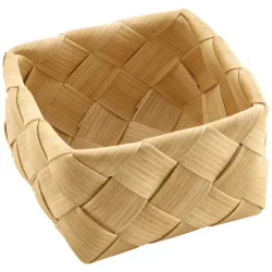 VEGA Brotkorb Larina quadratisch; 15x15x9 cm (LxBxH); natur; quadratisch; 4 Stück / Pack