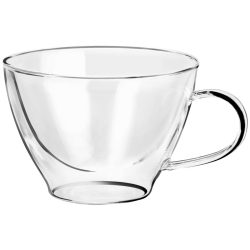 VEGA Cappuccinoglas Dila mit Henkel; 420 ml, 12x8.3 cm (ØxH); transparent; 2 Stück / Pack