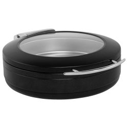 VEGA Chafing-Dish Fenton rund; 6000 ml, 44x54x16 cm (BxTxH); schwarz/silber; rund