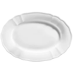 VEGA Platte Amely oval; 36x24.5x3.4 cm (LxBxH); weiss; oval; 2 Stück / Pack
