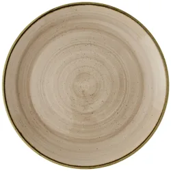 Churchill Coupeteller flach Stonecast Truffle; 26 cm (Ø); hellbraun/braun; rund; 12 Stück / Pack