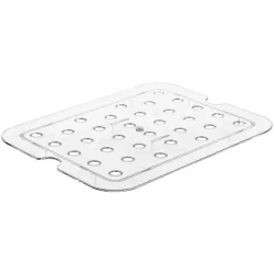 VEGA GN-Abtropfgitter Trigno für 1/2; GN 1/2, 26.5x20.5 cm (LxB); transparent