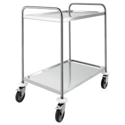 VEGA Servierwagen Serve  2 Böden Gr. M; 83x53x93.3 cm (BxTxH); silber
