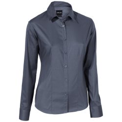 JOBELINE Damen Bluse Cecaria Langarm; Kleidergrösse 40; graphit