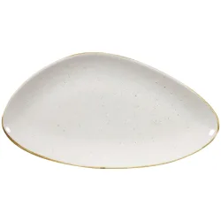 Churchill Chefs Platte Stonecast Barley White dreieckig; 18.8x35.5x18.8 cm (LxBxH); weiss/braun; dreieckig; 6 Stück / Pack
