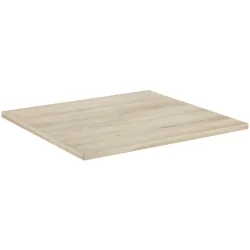 PULSIVA Tischplatte Solona rechteckig; 68x60x1.9 cm (LxBxH); buche; rechteckig