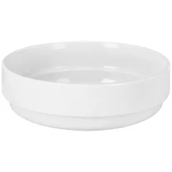 PULSIVA Schale Ronno; 1600 ml, 23x7 cm (ØxH); weiss; rund; 3 Stück / Pack