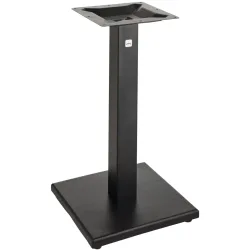 FLAT Tischsäule Regulo; 40x40x72 cm (BxLxH); schwarz; quadratisch