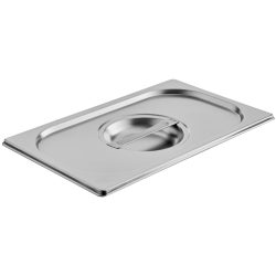 VEGA GN-Deckel Premium ohne Aussparung 1/4; GN 1/4; silber; rechteckig