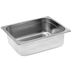VEGA GN-Behälter Premium  1/2; GN 1/2, 6500 ml, 32.5x26.5x10 cm (LxBxT); silber