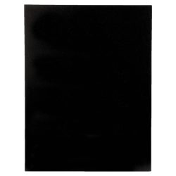 PULSIVA Kunststofftafel Stanko; DIN A5, 14.8x21 cm (BxH); schwarz; 5 Stück / Pack