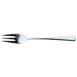 PULSIVA Kuchengabel Linz; 14.5 cm (L); silber, Griff silber; 12 Stück / Pack