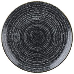 Churchill Teller flach Studio Prints Charcoal Black Coupe; 26 cm (Ø); schwarz; rund; 12 Stück / Pack