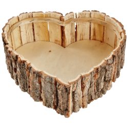 Deko-Pflanz-Herz Palmina; 22x22x7 cm (LxBxH); braun