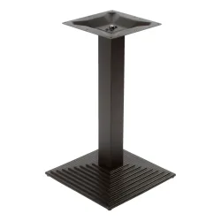 PULSIVA Tischgestell Quarto Gusseisen; 42x42x72 cm (BxLxH); schwarz; quadratisch