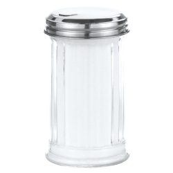 PULSIVA Zuckerstreuer Premium; 325 ml, 7.5x13.5 cm (ØxH); transparent; 6 Stück / Pack