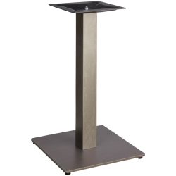 VEGA Indoor Tischgestell Industrio eckig; 43x43x72 cm (BxLxH); vintage grau; quadratisch