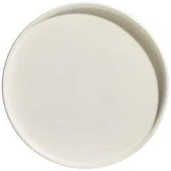 VEGA Teller mit niedrigem Rand Skady matt; 20.5x2.5 cm (ØxH); cremeweiss; rund; 4 Stück / Pack