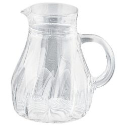 Stölzle Glas-Karaffe Salzburg mit Eichstrich; 290 ml, 5.4x11.7 cm (ØxH); transparent; rund; 0.25 l Eichstrich, 12 Stück / Pack